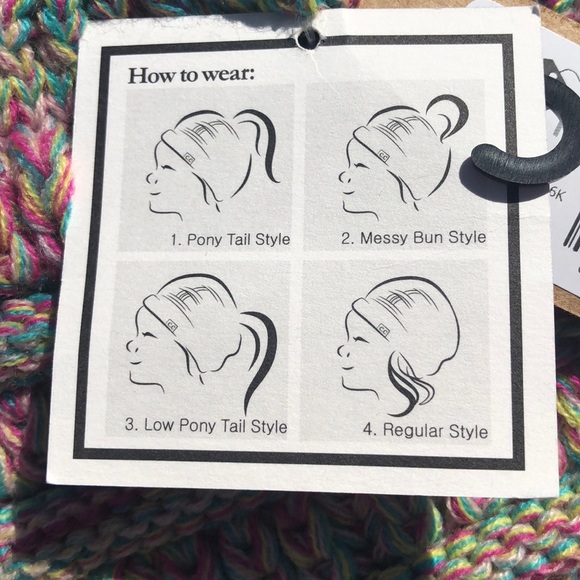 Kids Multi Classic C.C Beanie Tail NWT - Picture 3 of 5